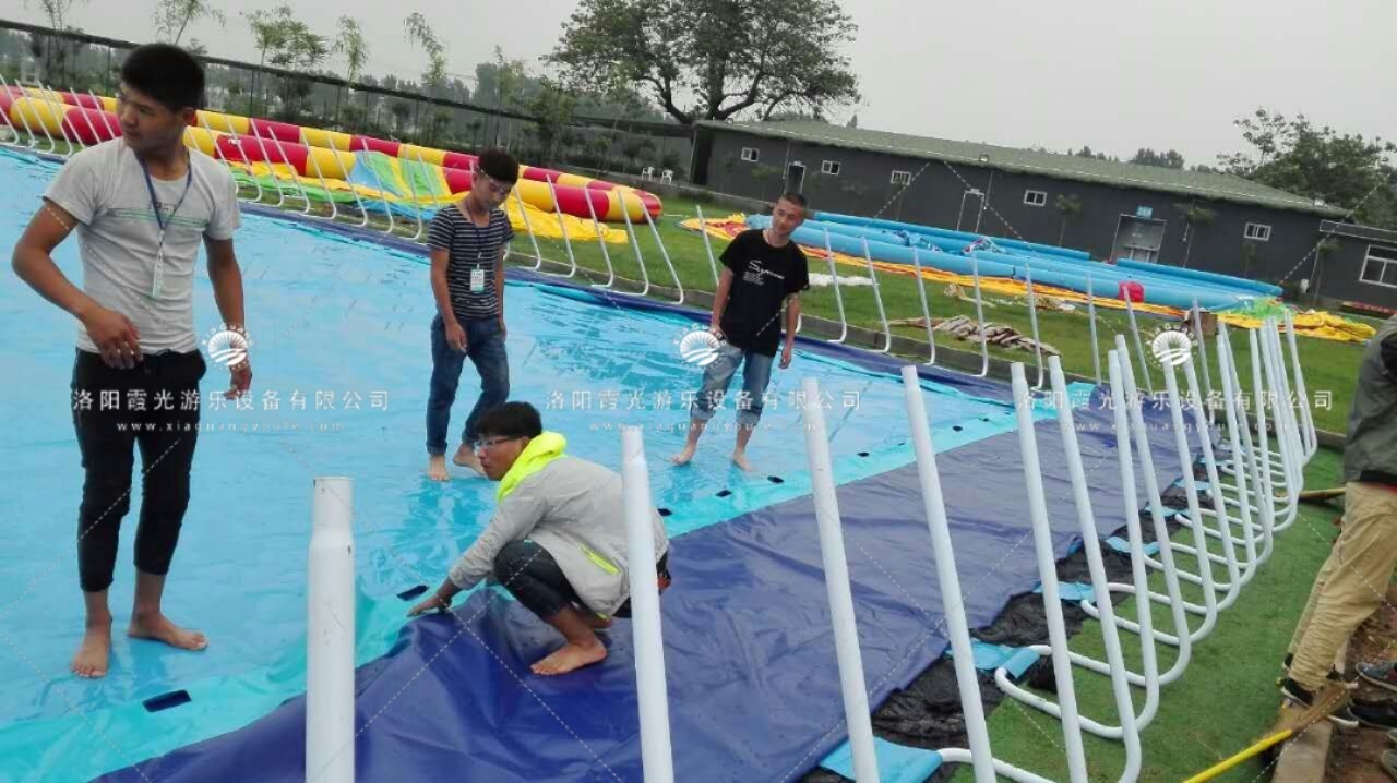 三更罗镇支架游泳池